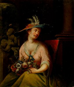 Lady with flowers (Brassauw)