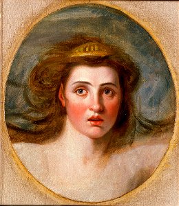 Lady Emma Hamilton (1765-1815) as Cassandra RMG BHC2261