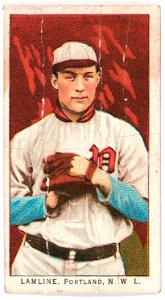 Lamline, Portland Team, baseball card portrait LCCN2007685551