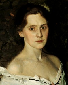 Lady in blue (Somov) - crop1