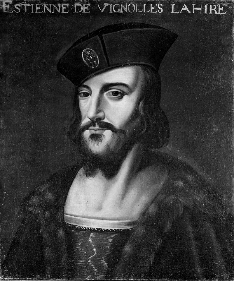 Lahire, egentligen Etienne de Vignolles, ca 1390-1443, härförare hos konung Karl II - Nationalmuseum - 39409