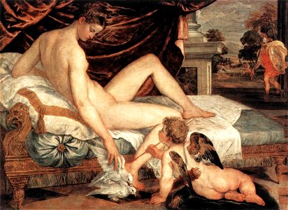 Lambert Sustris - Venus and Cupid - WGA21981