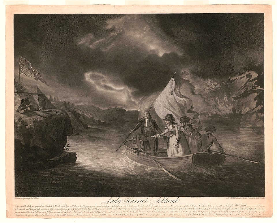 Lady Harriet Ackland - drawn & engraved by Robt. Pollard ; aquatinta by F. Jukes. LCCN2004670196
