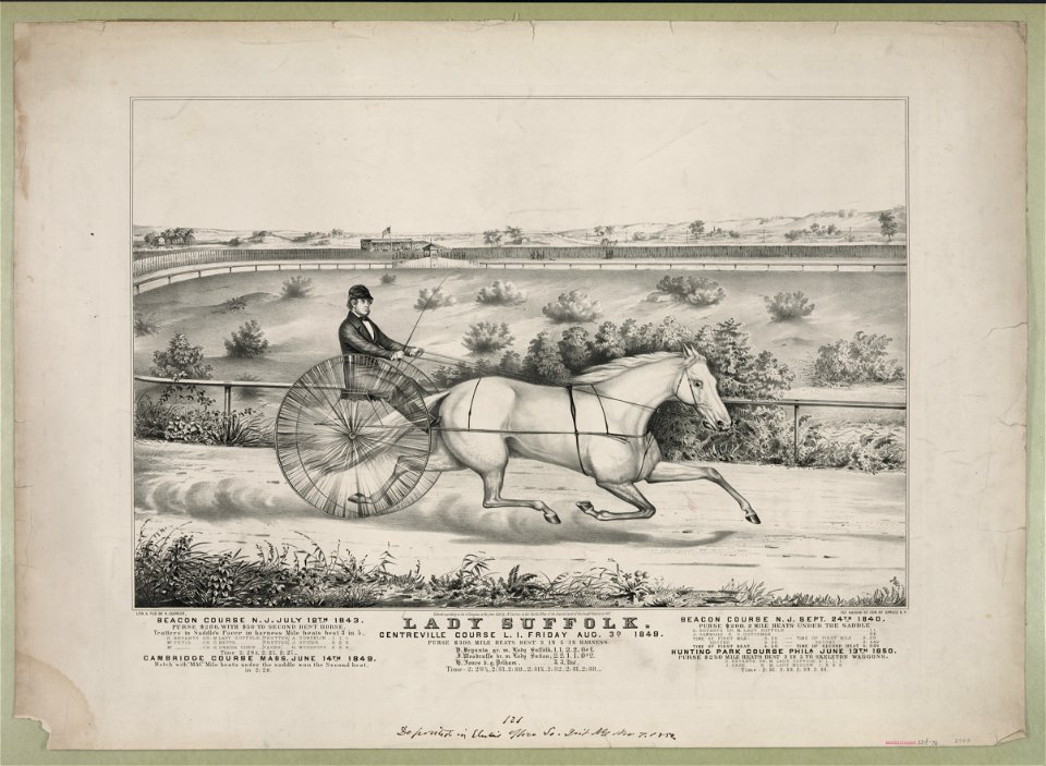 Lady Suffolk, Centreville Course, L.I., Friday, Aug. 3, 1849 LCCN93508173