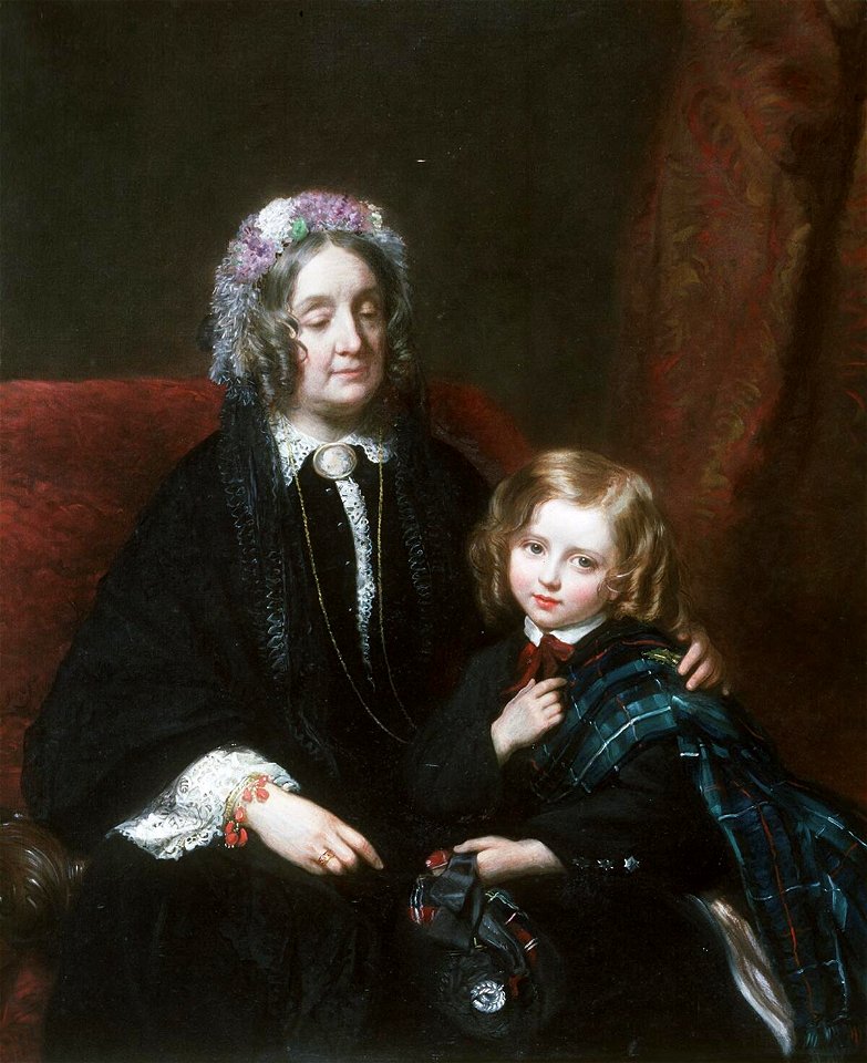 Lady M.E. Hamlyn Williams & Sir H. Drummond