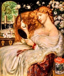 Lady Lilith 1867 (Fanny Cornforth's face). Free illustration for personal and commercial use.