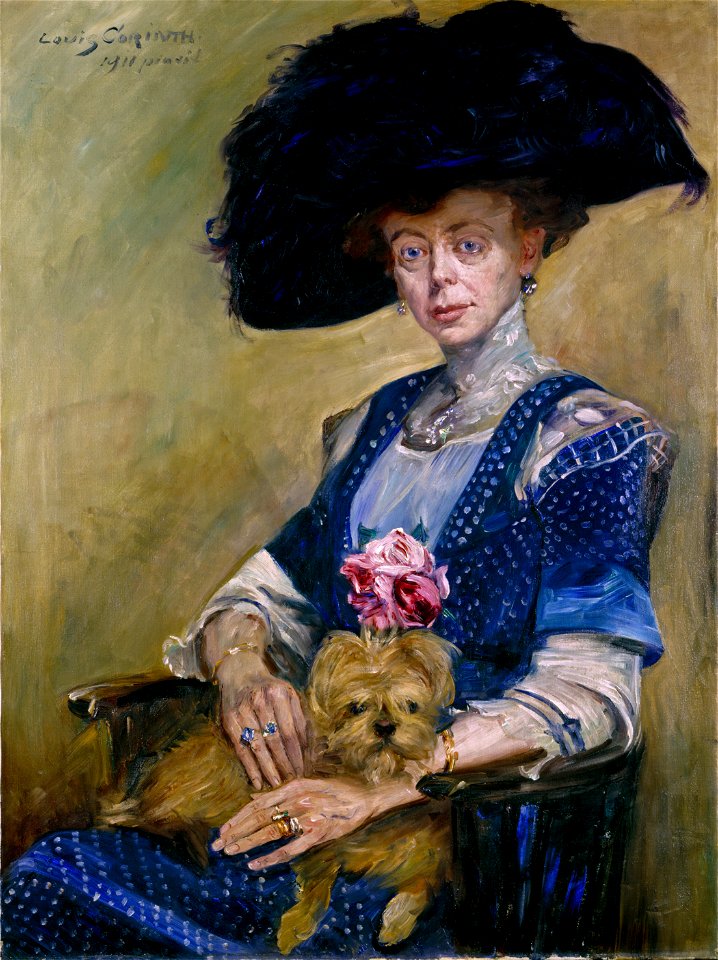 Lady Luther, by Lovis Corinth