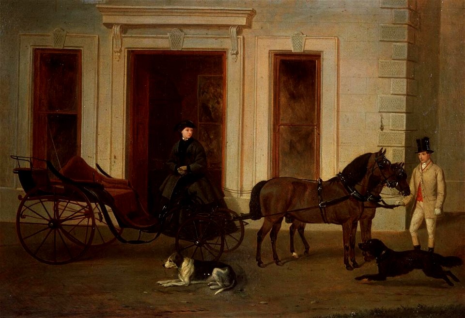 Lady Pryse, carriage & horses, coachman