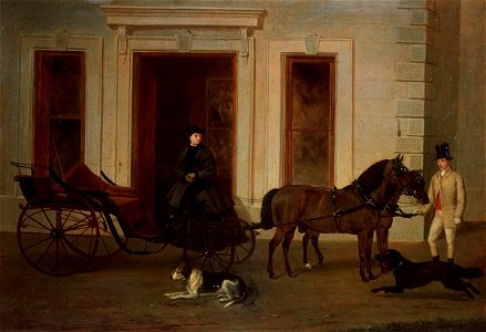 Lady Pryse, carriage & horses, coachman