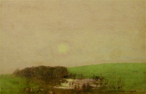 Lagoon at sunset 1922