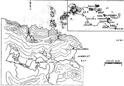 Map of Hollandia