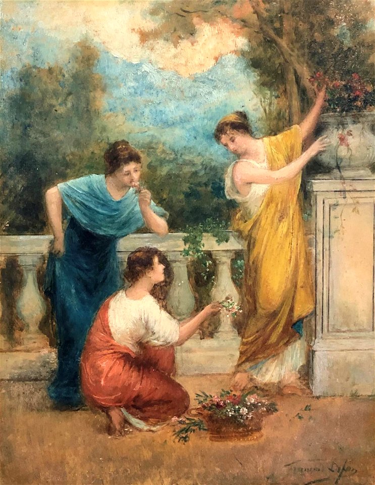 Painting of Three Women by François Lafon