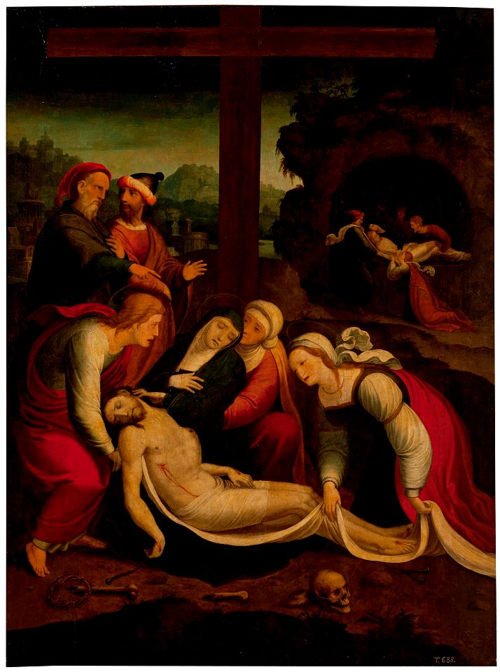 Lamentación ante Cristo muerto, de Juan Correa de Vivar (Museo del Prado)
