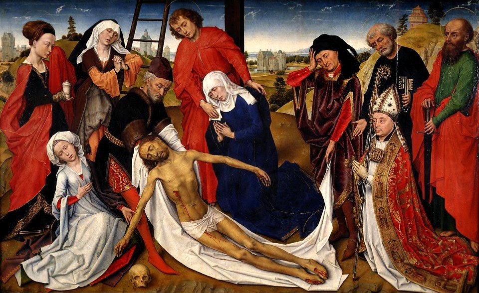 Lamentation over the dead Christ by Rogier van der Weyden