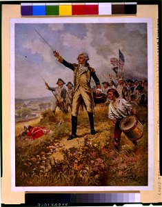 Lafayette's baptism of fire - E. Percy Moran. LCCN96508902