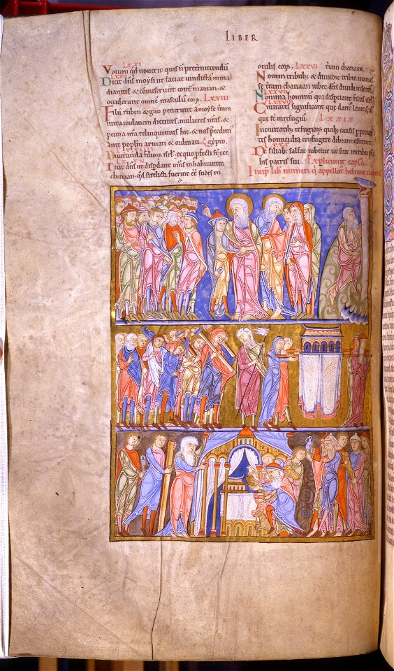 Lambeth Bible - MS3f66v (Moses)