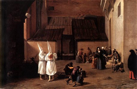 Pieter van Laer - The Flagellants - WGA12368. Free illustration for personal and commercial use.