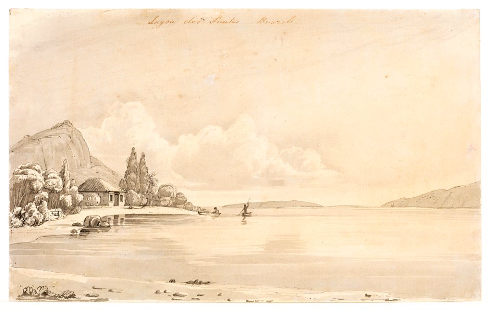 Lagoa dos Freitas. Brazil, da Coleção Brasiliana Iconográfica