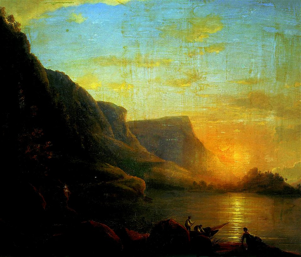 Lake at Sunset Nikanor Chernetsov