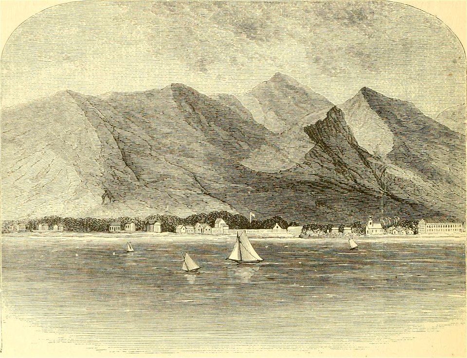 Lahaina illustration by Nordhoff