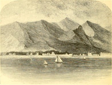Lahaina illustration by Nordhoff