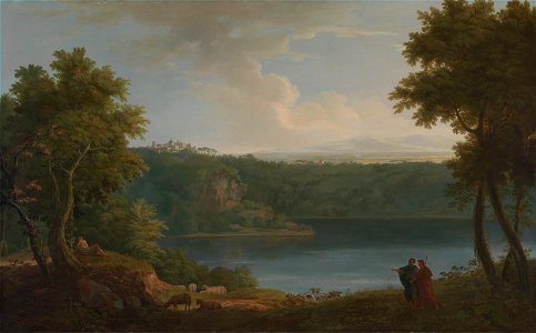 George Lambert - Lake Albano - Google Art Project