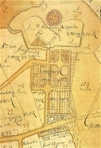 Lageplan Haus Aspel 1733