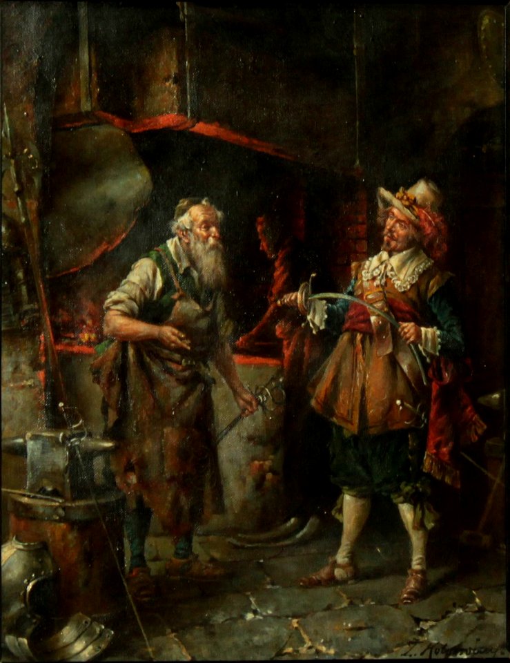 Lajos Kolozsvary Beim Schmied