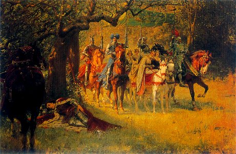 Lancelot at the Chapel of the Holy Grail