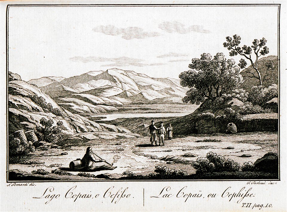 Lago Copais, o Cefisso - Pomardi Simone - 1820
