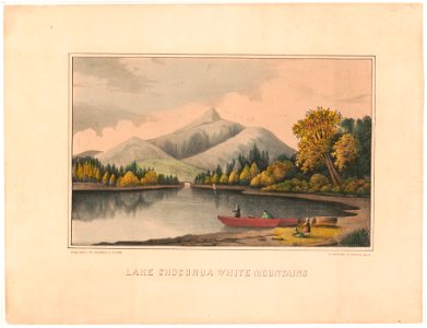 Lake Chocorua white mountains LCCN2004667212