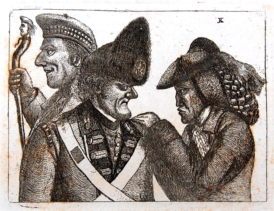Laird Robertson, John Dow and James Duff commonly called Baillie Duff (BM 1935,0522.13.5)