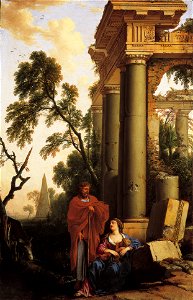 Rest on the Flight into Egypt by Laurent de La Hyre, Speed Art Museum