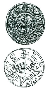 Lancea Regis coin (c 1000 ad)