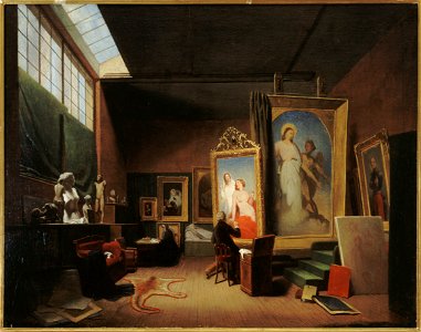 Lamme, Arie Johannes - Atelier d'Ary Scheffer, rue Chaptal - 89.6 - Musée de la Vie romantique