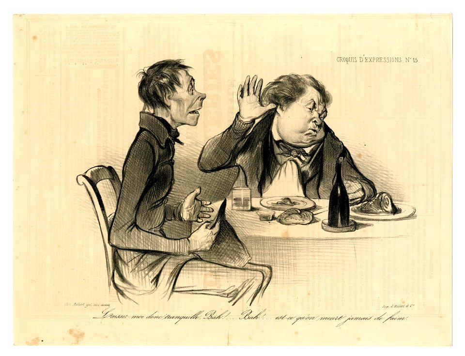 Laissez-moi donc tranquille, bah.... (Would you just leave me alone...) (BM 1907,0330.13)