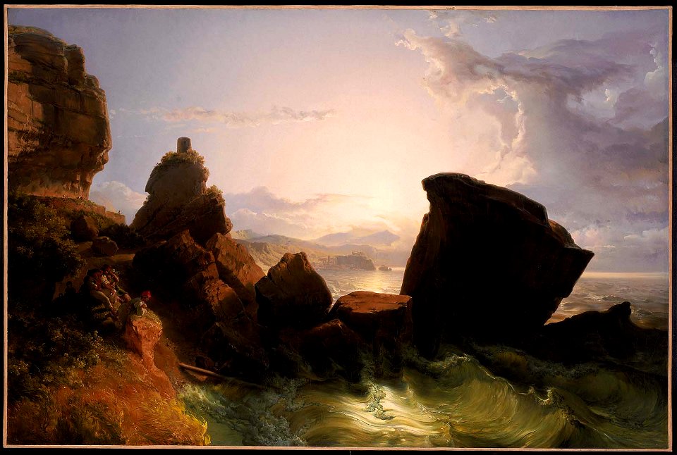 Lancelot-Théodore Turpin de Crissé - The Bay of Naples - 1980.3 - Museum of Fine Arts
