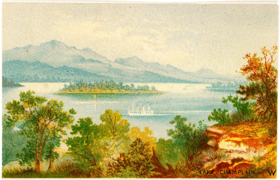 Lake Champlain (Boston Public Library)