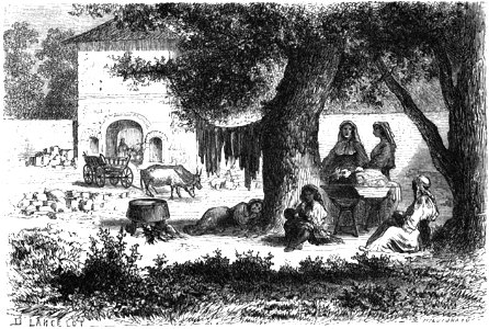 Lancelot - Camp des travailleurs, devant întrulemn'u