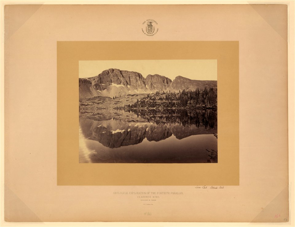 Lake Lall, Uinta Mountains, Utah) - T. H. O'Sullivan, phot LCCN2004680311