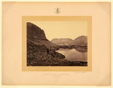 Lake Jan, Uinta Mts, (Utah) - T. H. O'Sullivan, phot. LCCN2004667731