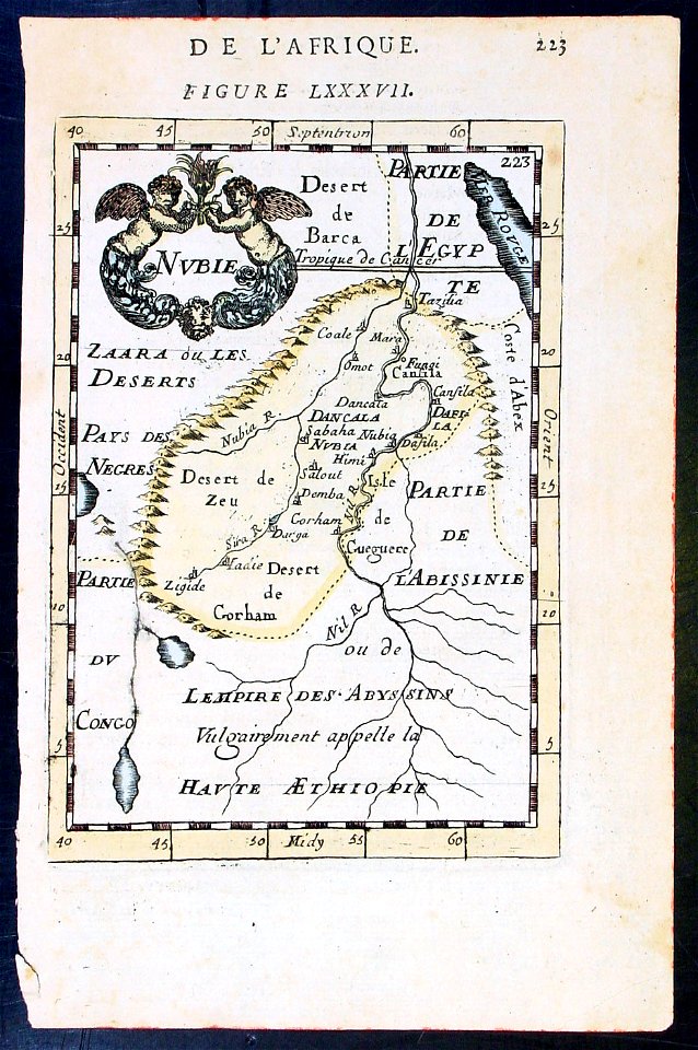 Map of Nubia, 1683