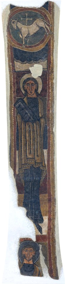 Lamb of God and saints from Santa Maria de Taüll - Google Art Project