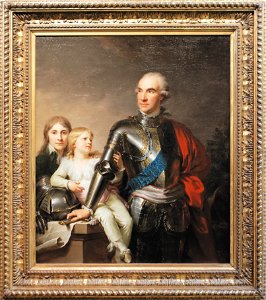 Lampi - Le Comte Stanislas Félix Potocki et ses deux fils 01