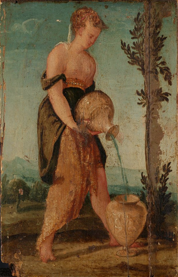 Lambert Sustris - Vrouw met waterkruik