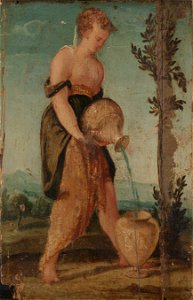 Lambert Sustris - Vrouw met waterkruik