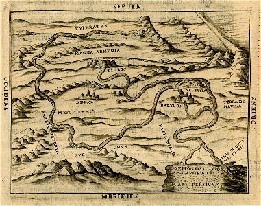 Map of Mesopotamia - Breuning Von Buchenbach Hans Jacob - 1612