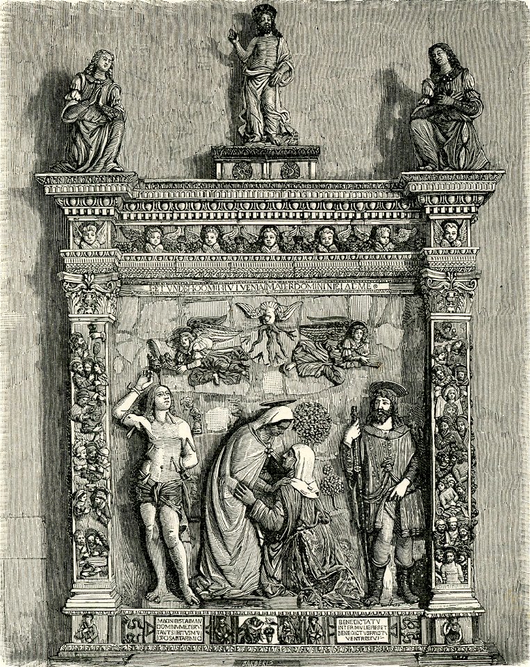 Lamporecchio altare invetriato nella chiesa di S Stefano