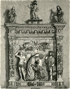 Lamporecchio altare invetriato nella chiesa di S Stefano