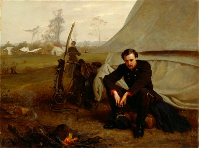 At the Front by George Cochran Lambdin, 1866